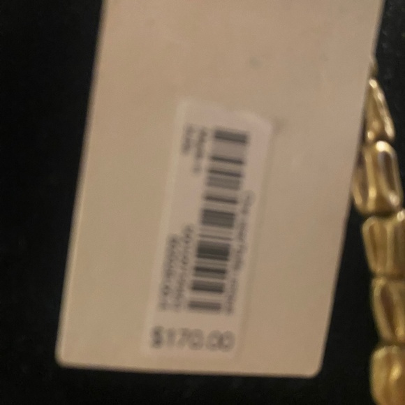 AUREUS & ARGENT bronze necklace in Cleopatra fringe style - Picture 4 of 4